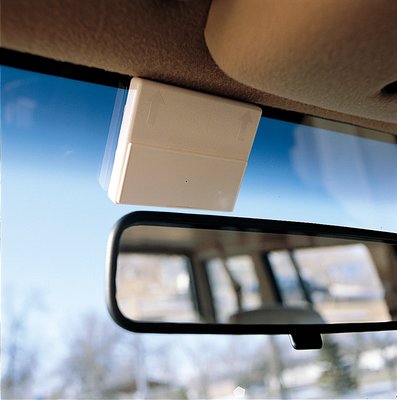 photo of windshield mirror used with Polyethylene Foam tape